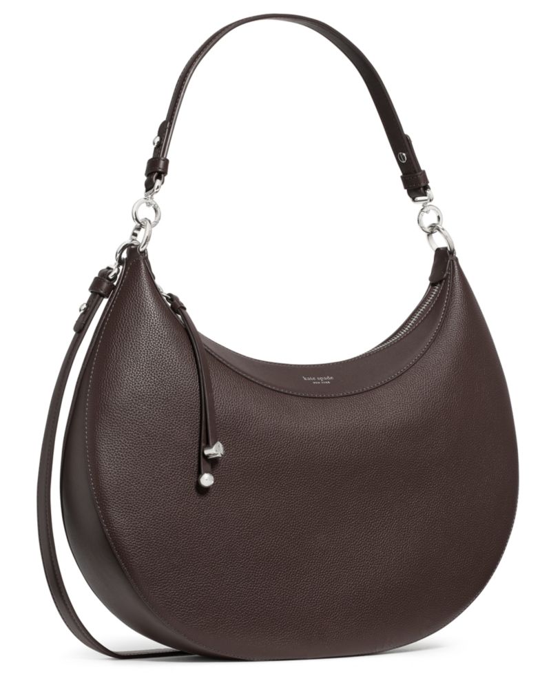 Liv Large Pebbled Leather Hobo Bag