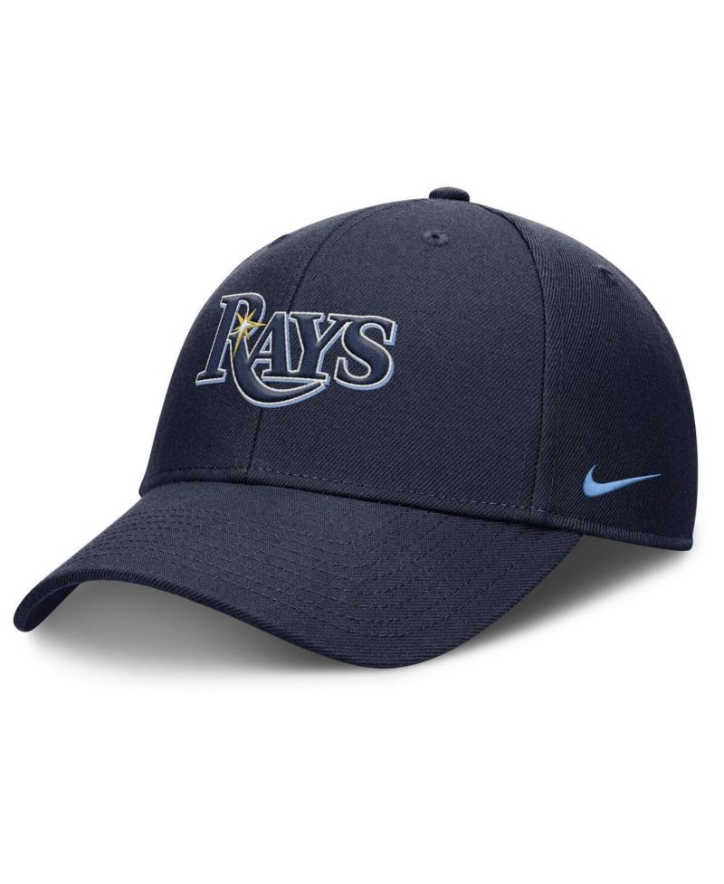 Men's Navy Tampa Bay Rays Rise Gaberdine Adjustable Hat