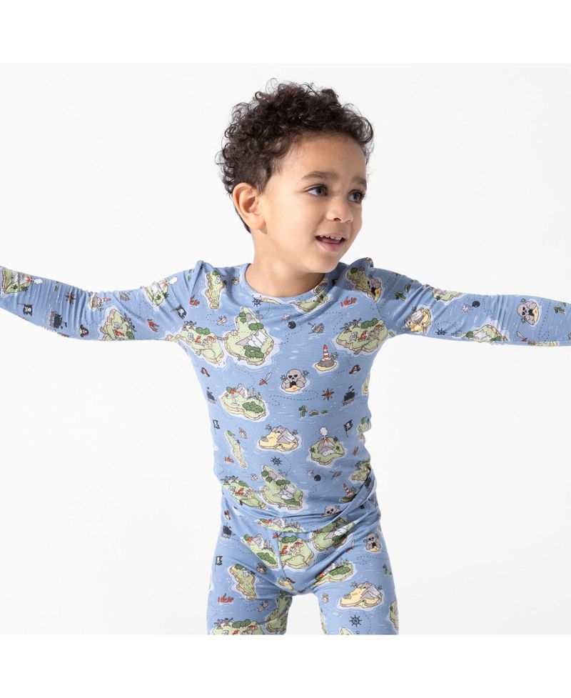 Unisex Kids' Pirate Cove Set of 2 Piece Pajamas
