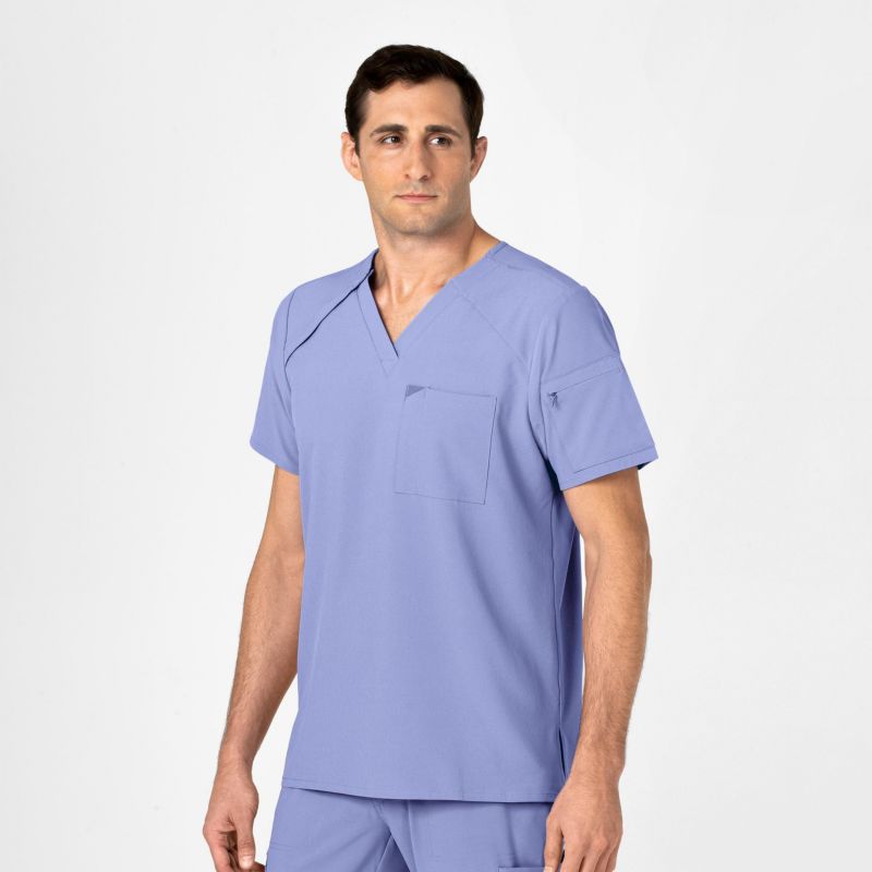 Men's RENEW EZ Zip Scrub Top