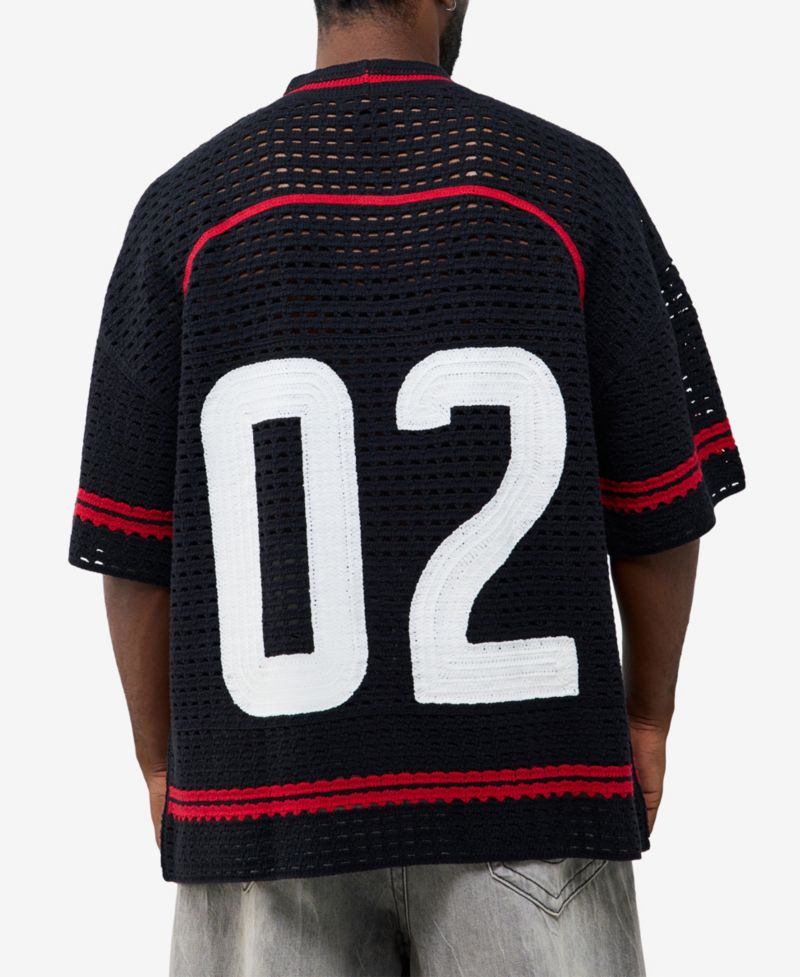 Men's Crochet Football Jersey