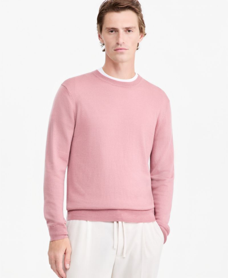 Men's Merino Wool Crewneck Sweater