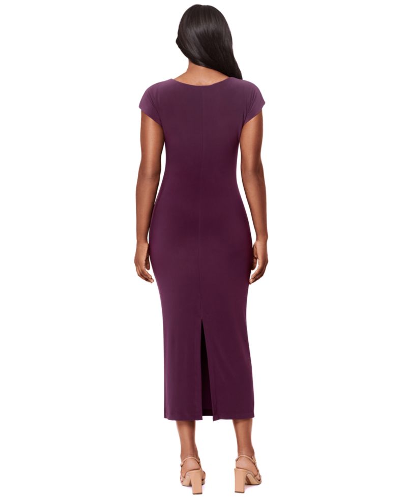 Women's Pull-On Round Neck Shaping Dress