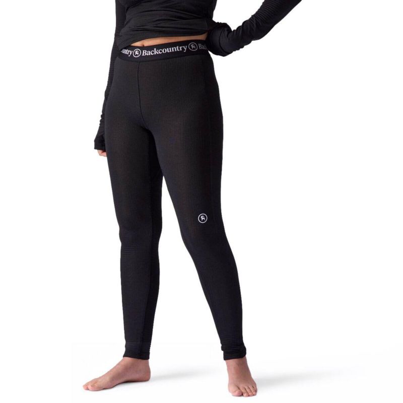 Women's BGA Pines Microgrid Ultra-Lt Baselayer Bottom Lightweight Long Underwear Bottoms