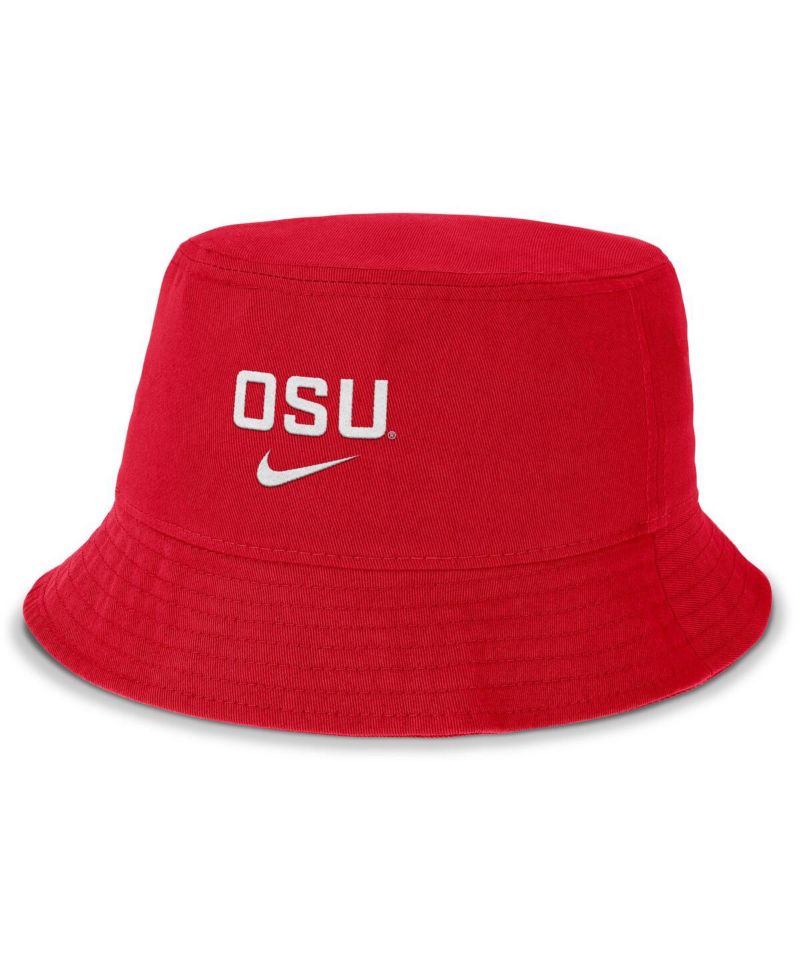 Men's Scarlet Ohio State Buckeyes Apex Primetime Bucket Hat