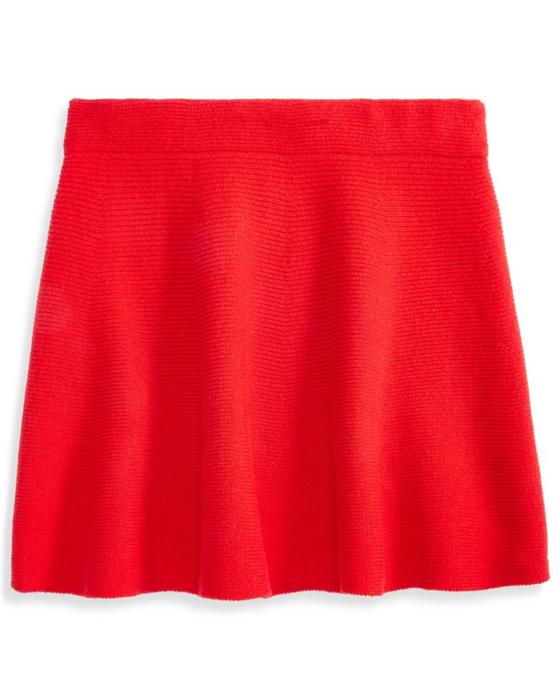 Girls' S-XL Flared Sweater Skirt