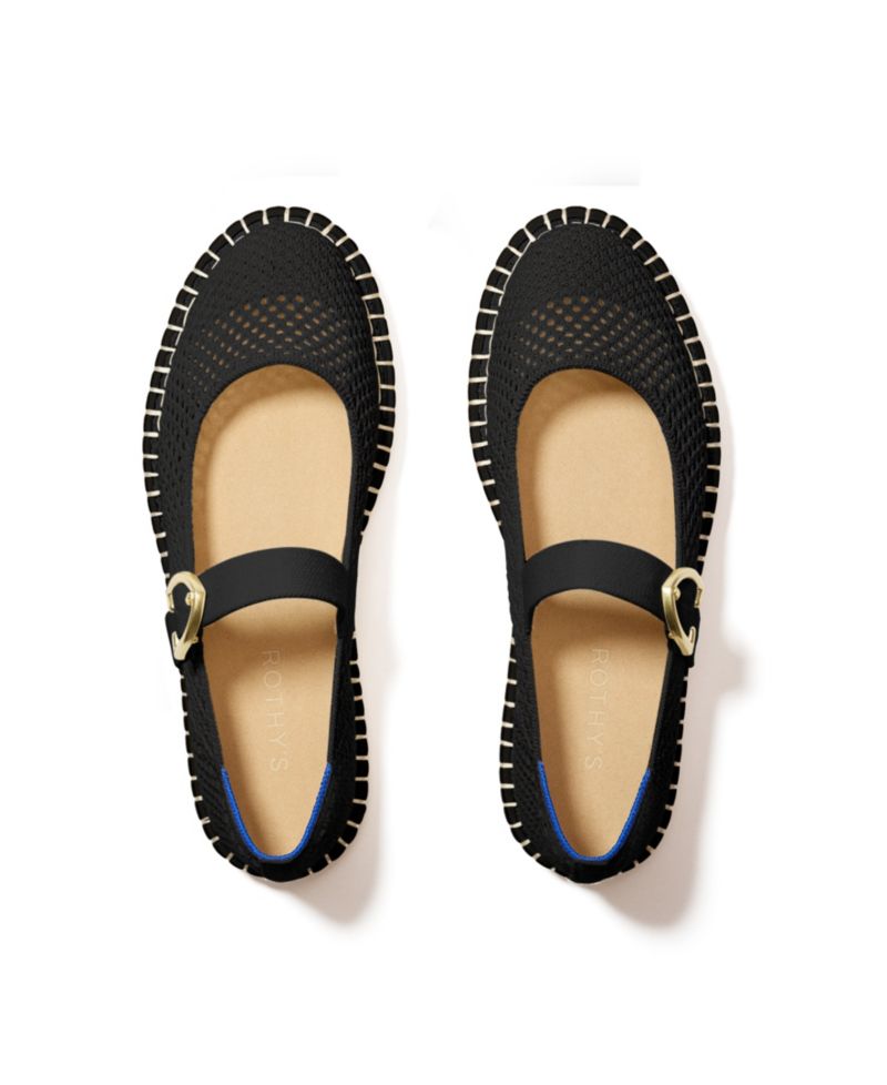 Women's Espadrille Mary Jane Round Toe Flats