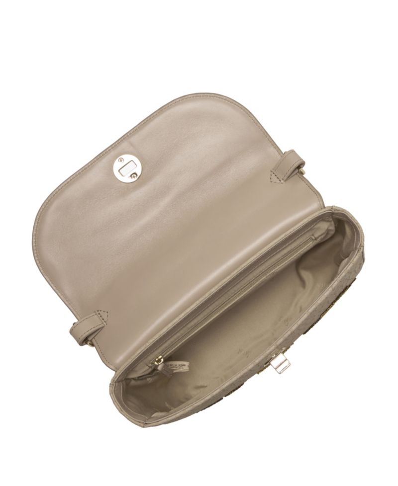Portia Woodland Small Leather Crossbody Handbag