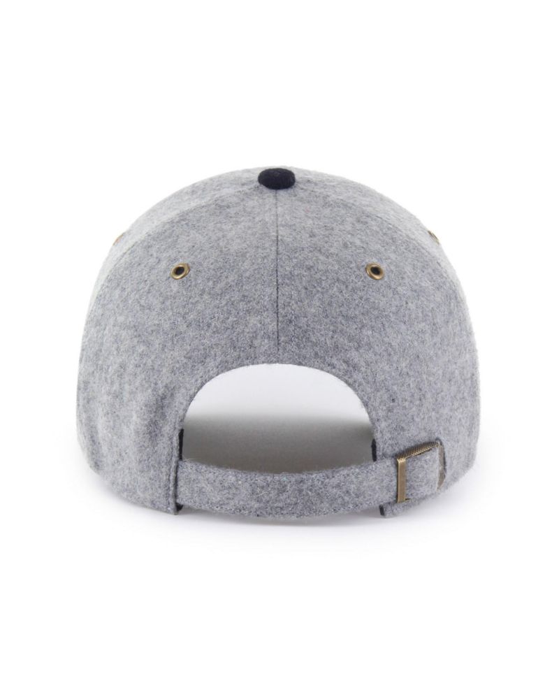 Men's Gray/Navy Tampa Bay Rays Golden Age Wool Clean Up Adjustable Hat