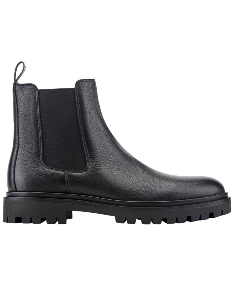 Men's Baylin Leather Chelsea Lug-Sole Boots