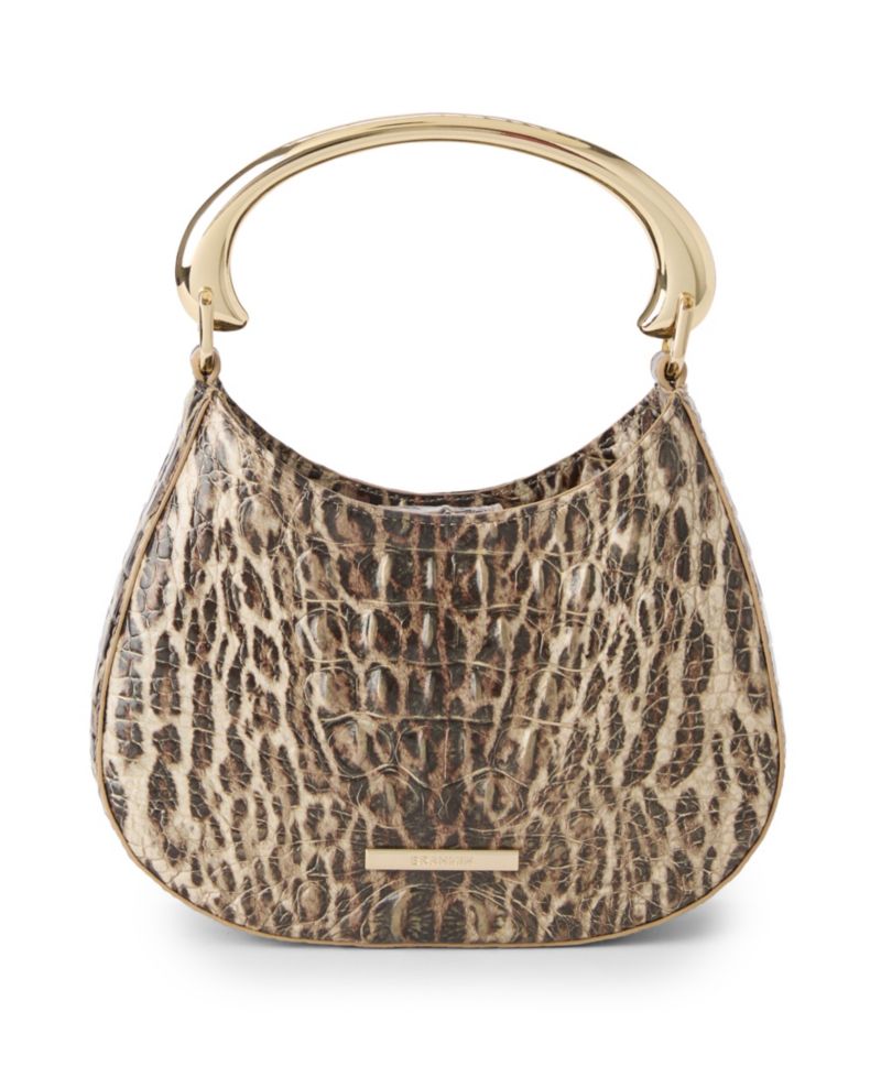 Brielle Melbourne Leather Small Satchel Bag