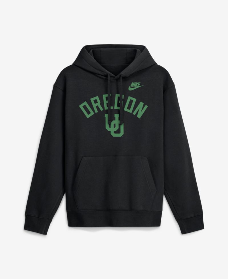 Men's Black Oregon Ducks Legacy Arch Club Hoodie