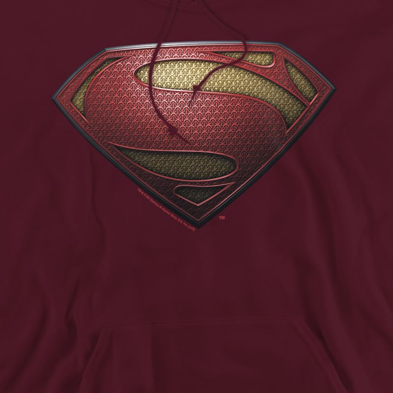 Men's Man Of Steel Mos Shield Pull-Over Hoodie