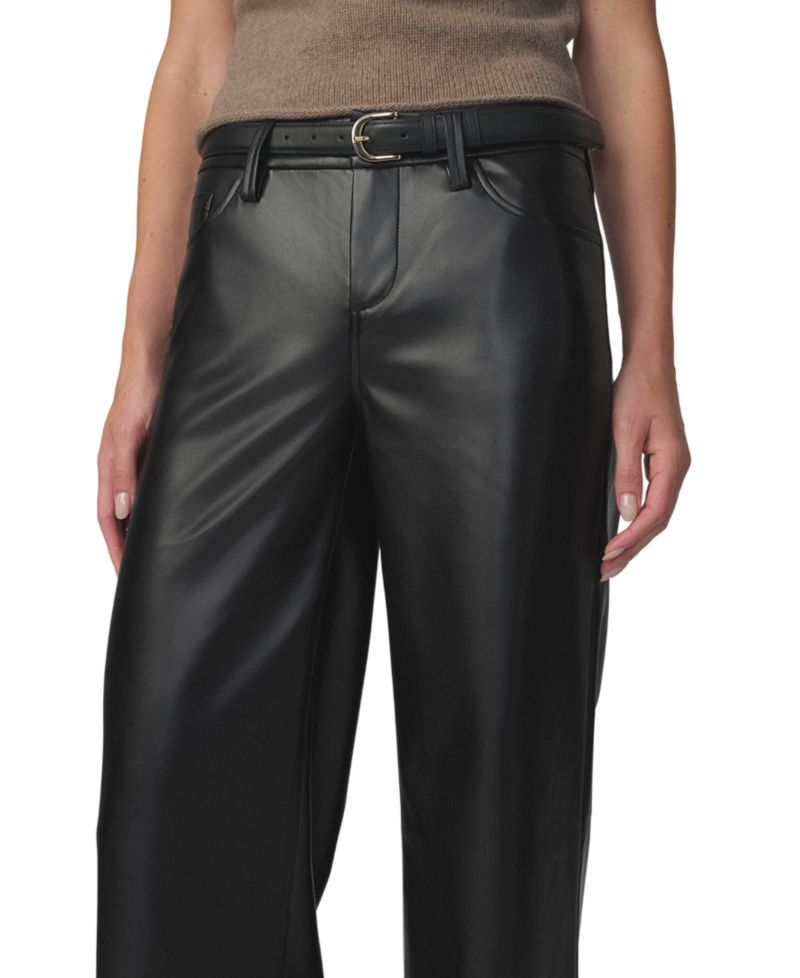 Women's Lou Lou Faux Leather Wide-Leg Pants