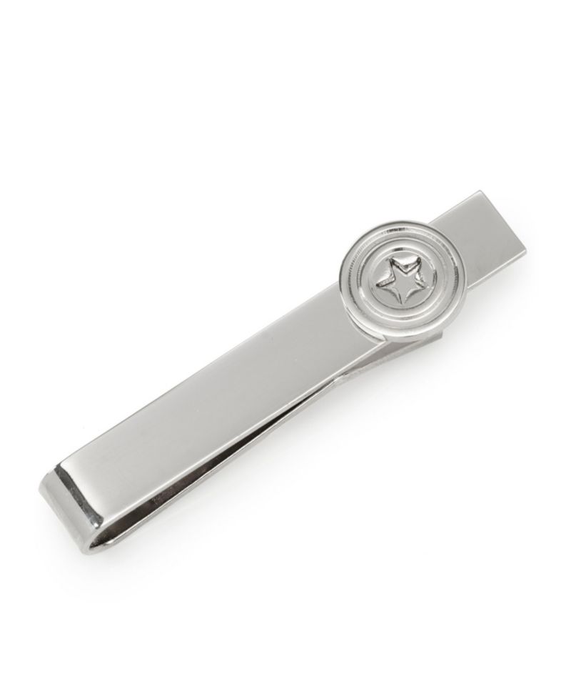 Men's Captain America Hidden Message Tie Bar