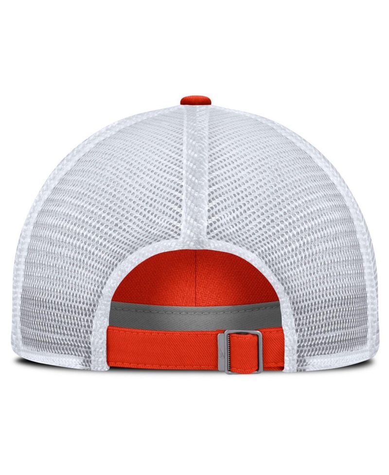 Men's Orange/White Auburn Tigers 2025 Sideline Campus Pro Local Snapback Hat