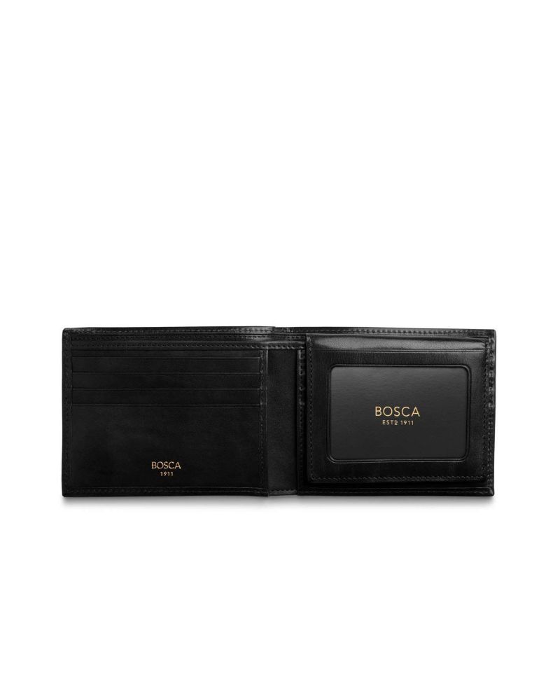 Men's Old Leather Credit Wallet with I.D. Passcase