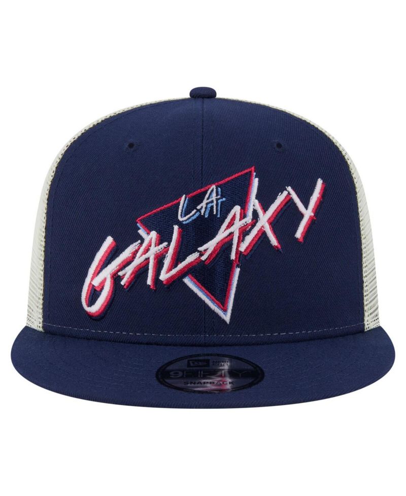 Men's Navy LA Galaxy Neon 9FIFTY Snapback Hat