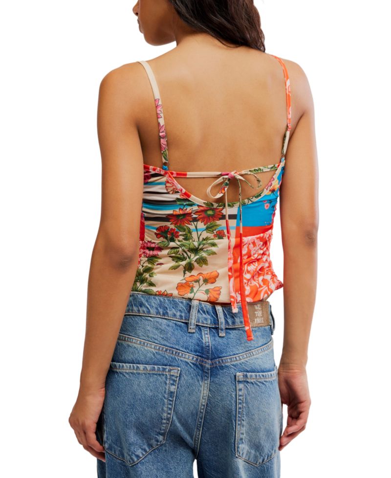 Women's Estella Square Neck Asymmetric Tank Top