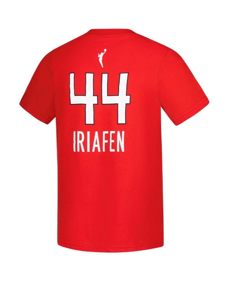 Big Boys and Girls Kiki Iriafen Red Washington Mystics Explorer Edition Name & Number T-Shirt