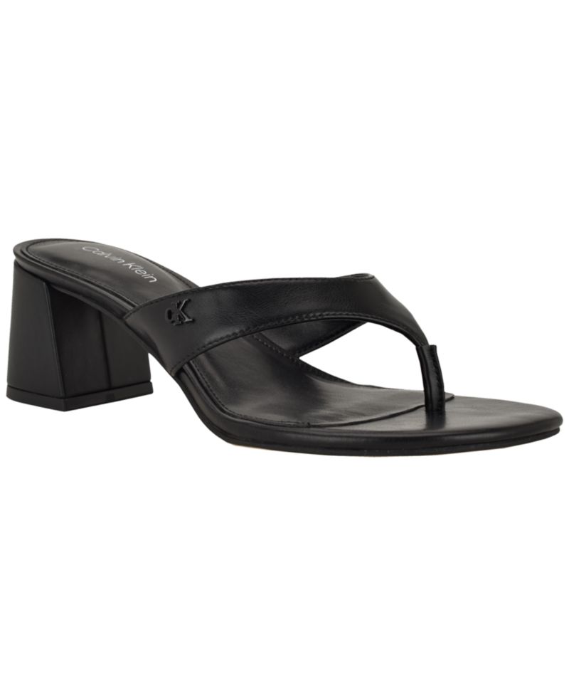 Women's Locinda Thong Block Heel Dress Sandals
