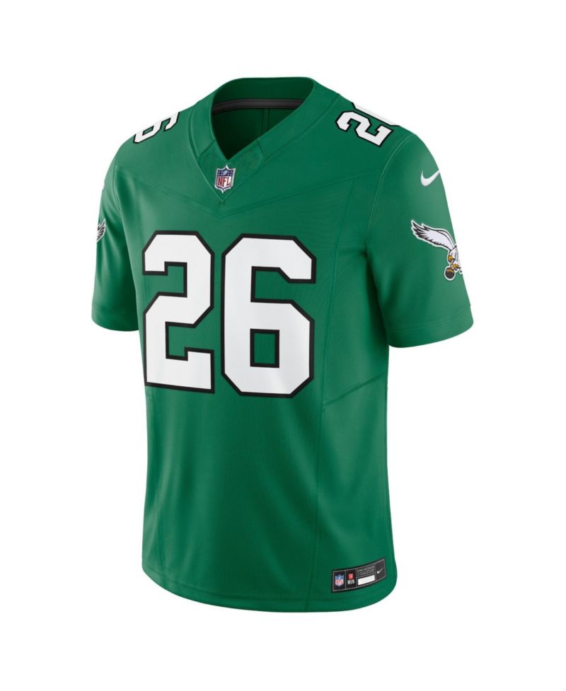 Men's Saquon Barkley Kelly Green Philadelphia Eagles Alternate Vapor F.U.S.E. Limited Jersey