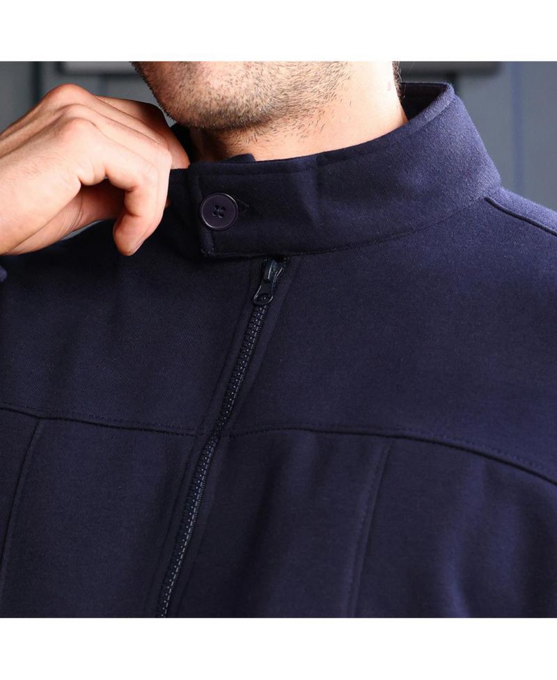 Men's Panel-Stitch Knit Sweatshirt