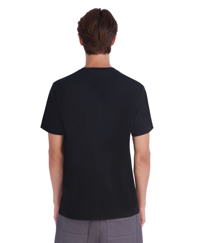 Men's Tangled Rope Textured Karl Graphic T-Shirt