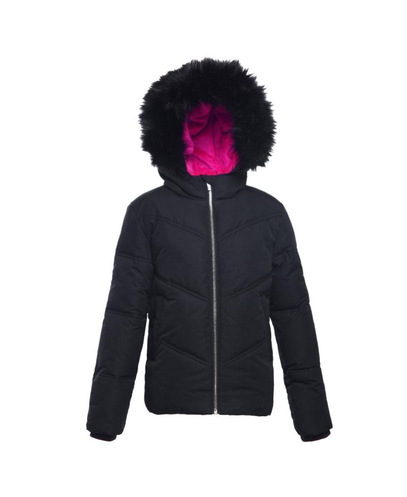 Little and Big Girls' Heavyweight Puffer Jacket Bubble Coat