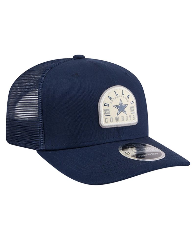 Men's Navy Dallas Cowboys Contest 9SEVENTY Adjustable Trucker Hat