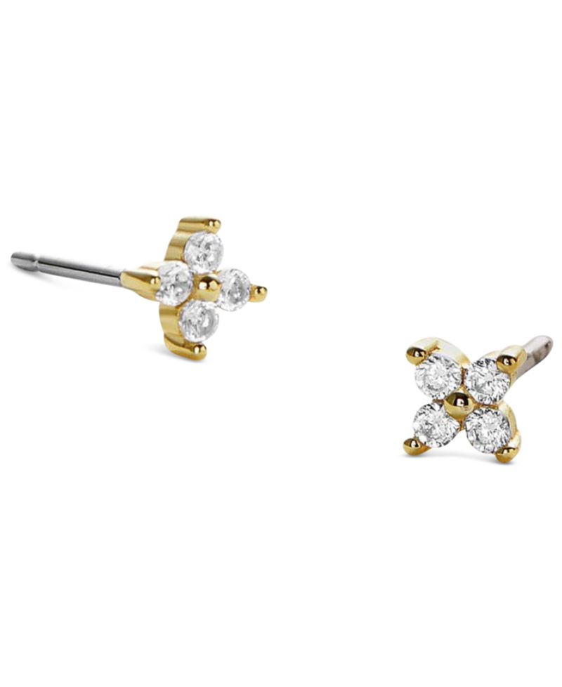 Debbie Gold-Plated Stud Earrings