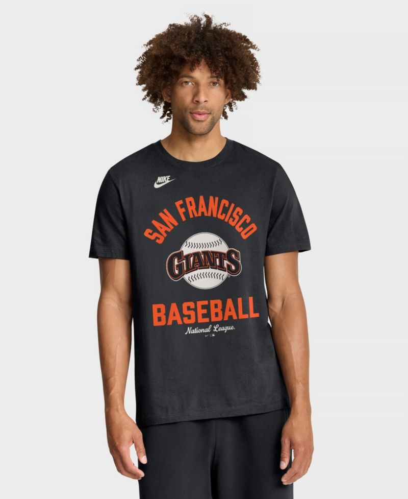Men's Black San Francisco Giants Cooperstown Collection T-Shirt