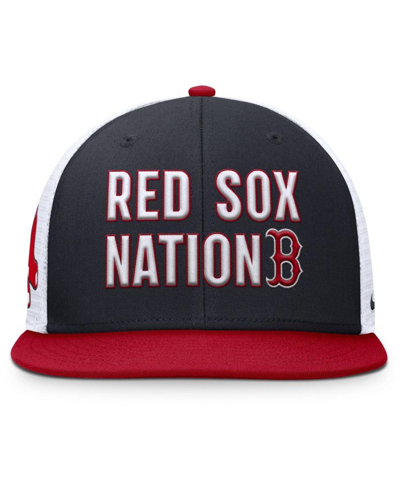 Men's Navy/Red Boston Red Sox Pro Trucker Snapback Hat