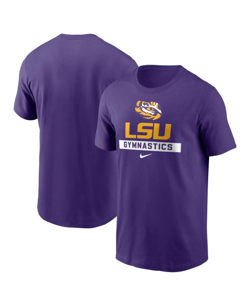 Men's Purple LSU Tigers Gymnastics T-Shirt