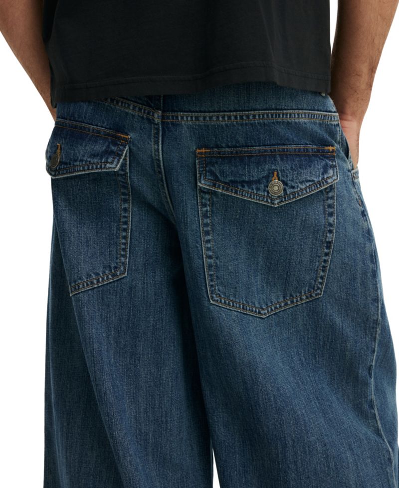 Men's Y2K Wide-Leg Baggy Jeans