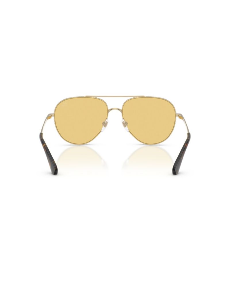Metal-Frame Aviator Sunglasses BE3172