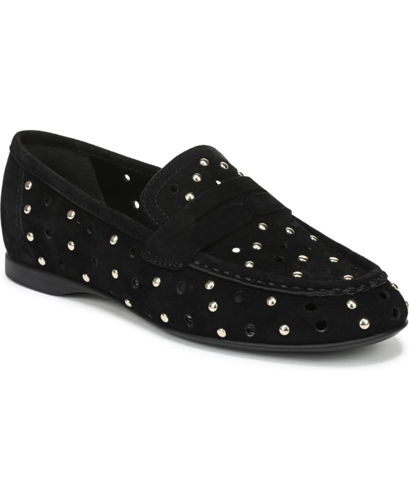 Women's Bloom-Stud Slip-On Loafers