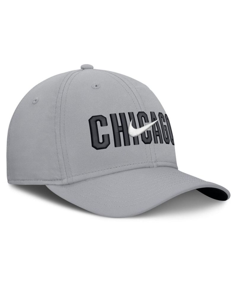 Men's Gray Chicago White Sox Primetime Dri-FIT Rise Bozz Flex Hat