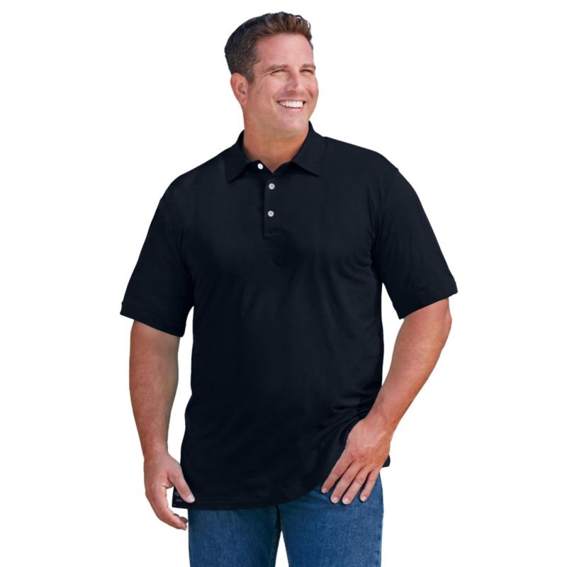 Big & Tall Ribbed Polo