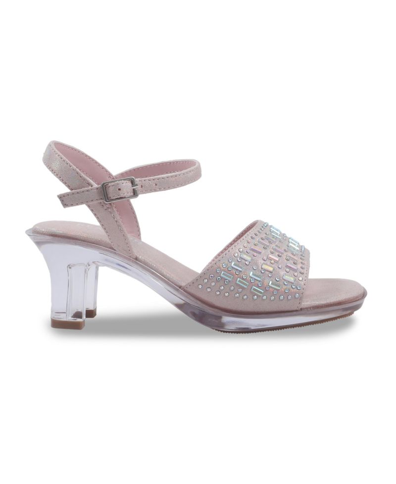 Little and Big Girls Cinderella Shine Almond Toe Heels