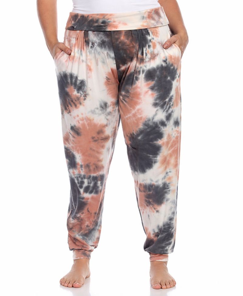 Plus Size Tie Dye Lounge Jogger Pants