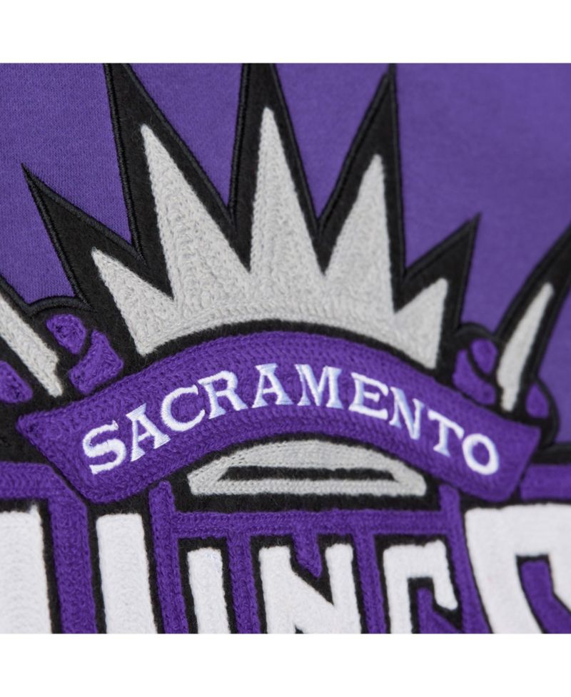 Men's Purple Sacramento Kings Nights Pullover Sweatshirt
