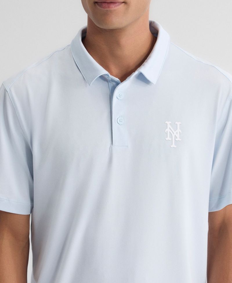 Men's Light Blue New York Mets Clutch Polo Shirt