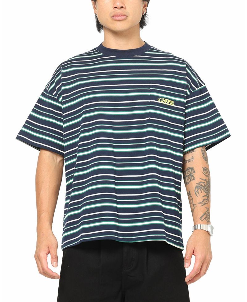 Men's Striped Pocket T-Shirt