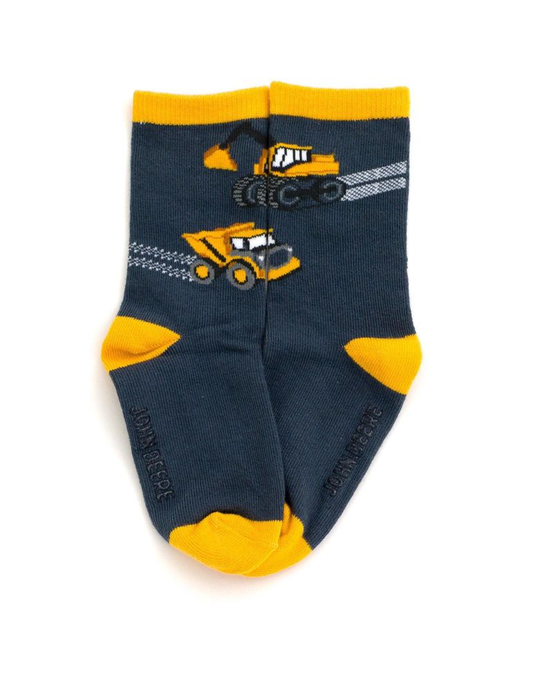 Little Kids' Boy or Girl ( 4 - 6 ) Non-Slip Grip Crew Socks Set