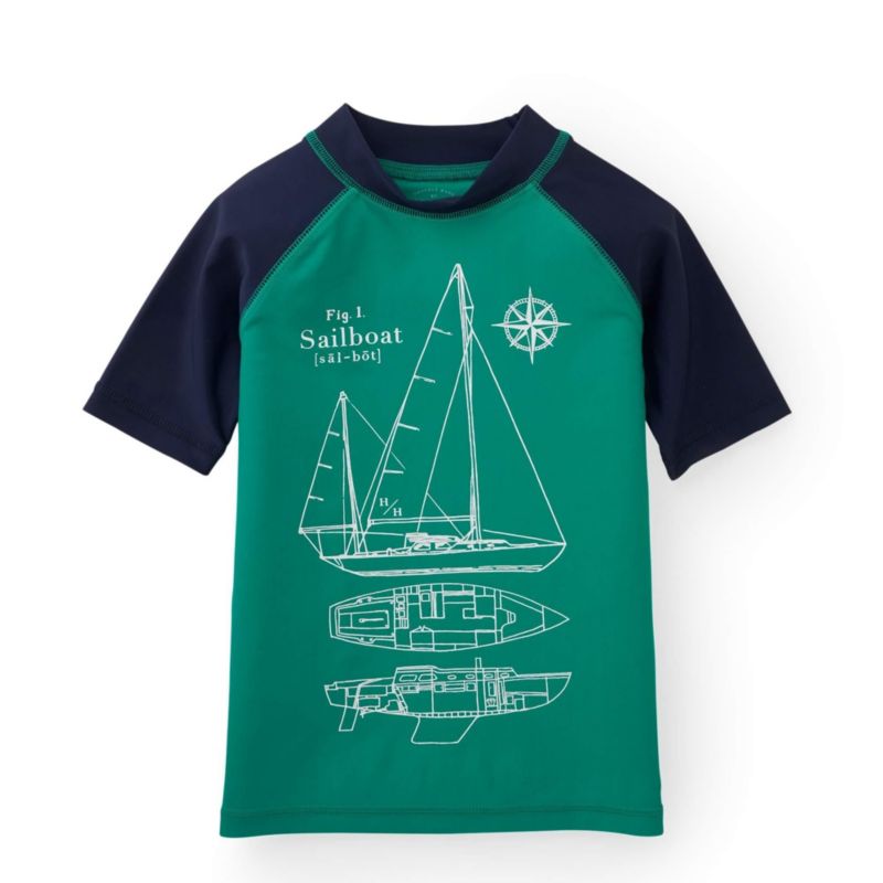 Baby Boys Hope and Henry Short Sleeve Rash Guard
