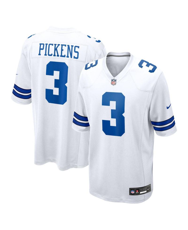 Men's George Pickens White Dallas Cowboys Game Jersey