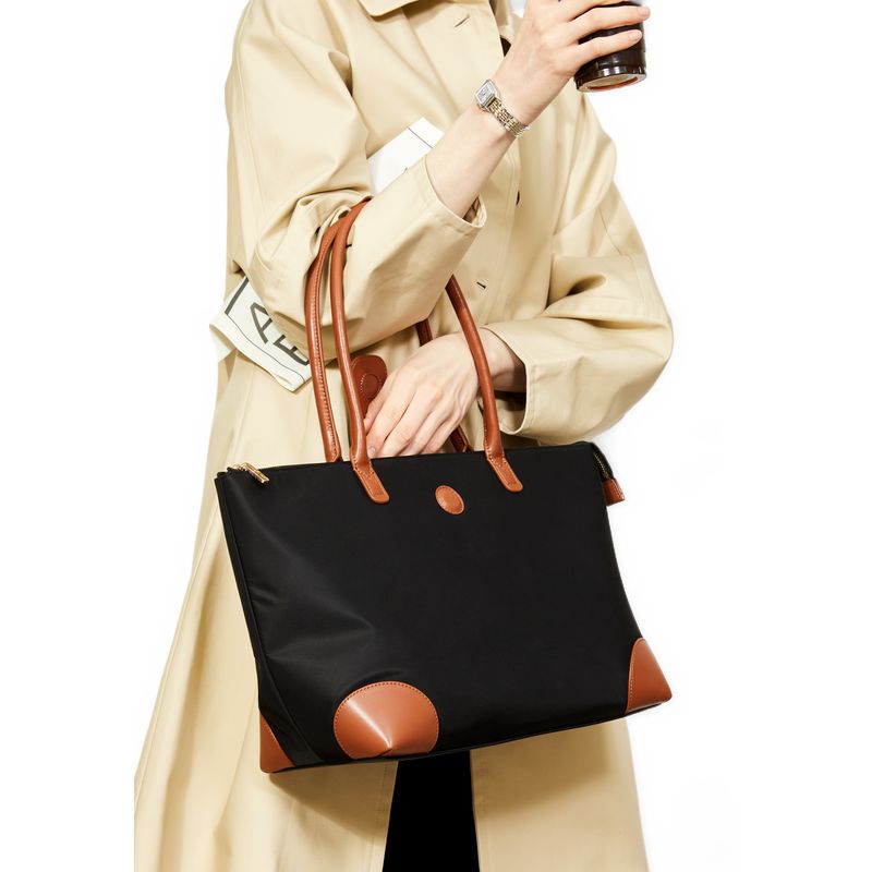 Women's Tote Nylon Top Zip Medium Lifestyle Bag - Bags for Women by Eve Victoria Hyde