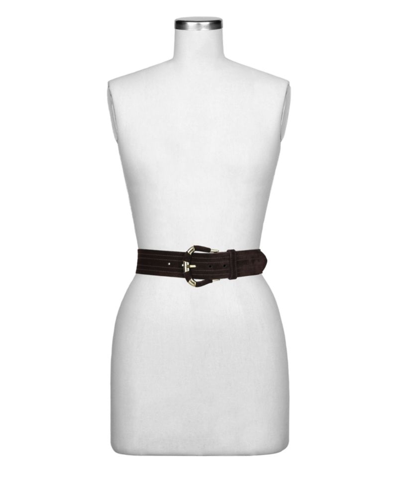 Lars Burnished Suede Belt