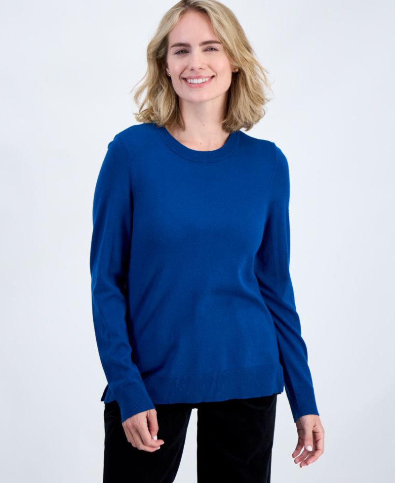 Petite Crew-Neck Sweater